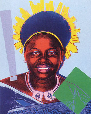 Andy Warhol Queen Ntombi Twala of Swaziland (Feldman II.347) 1985