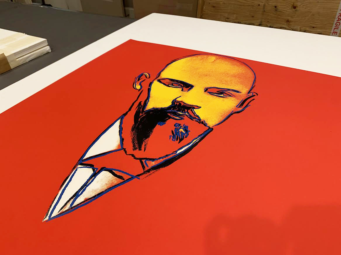 Andy Warhol Red Lenin (Feldman II.403) 1987 – Georgetown Frame Shoppe