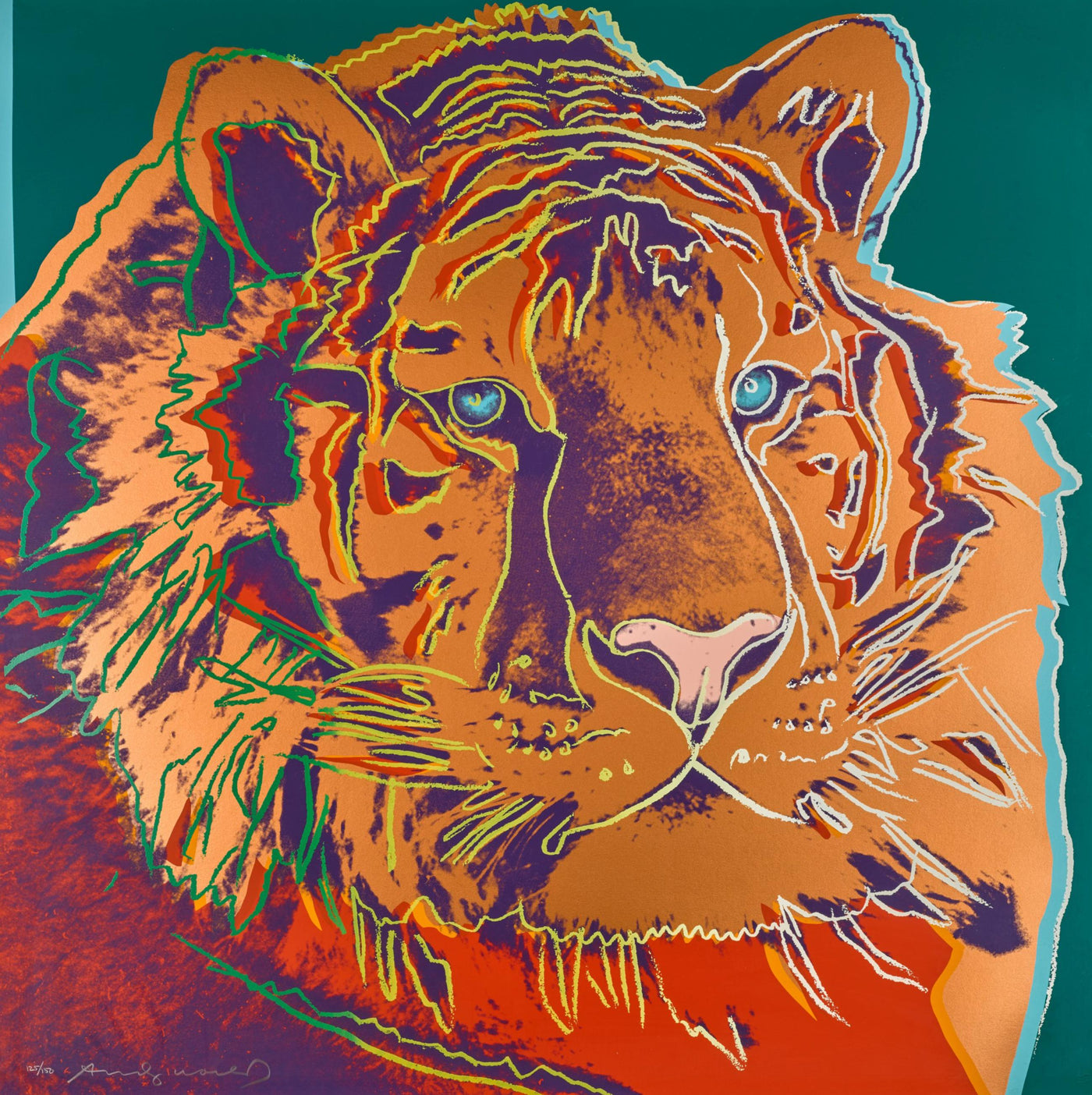 Andy Warhol Siberian Tiger (Feldman II.297) 1983