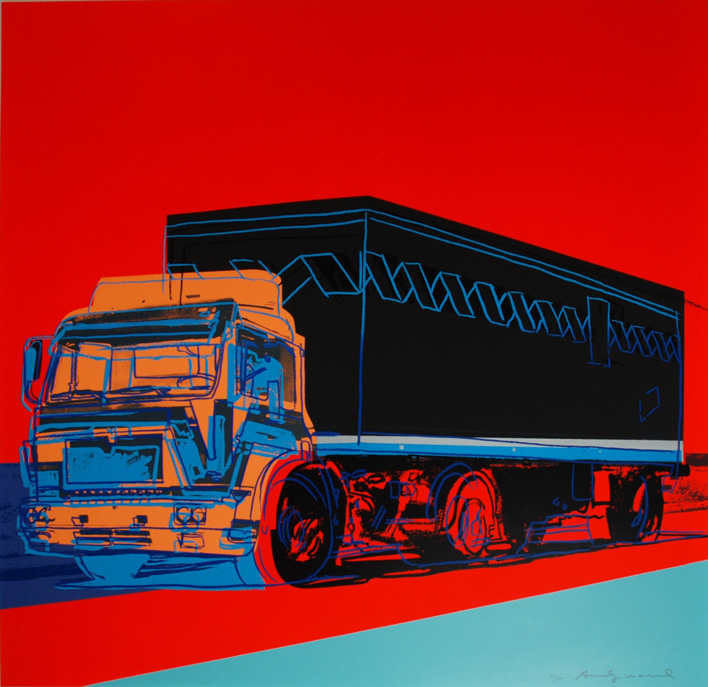 Andy Warhol Truck (Feldman II.369) 1985