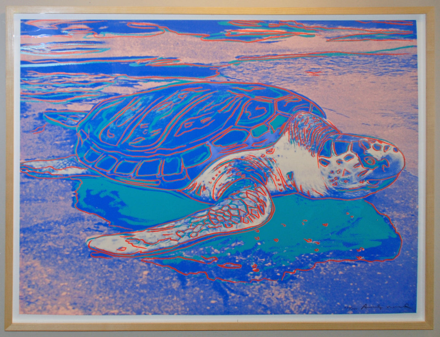 Andy Warhol Turtle (Feldman II.360A) 1985