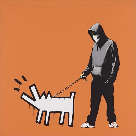 Banksy Choose Your Weapon (Dark Orange) 2010