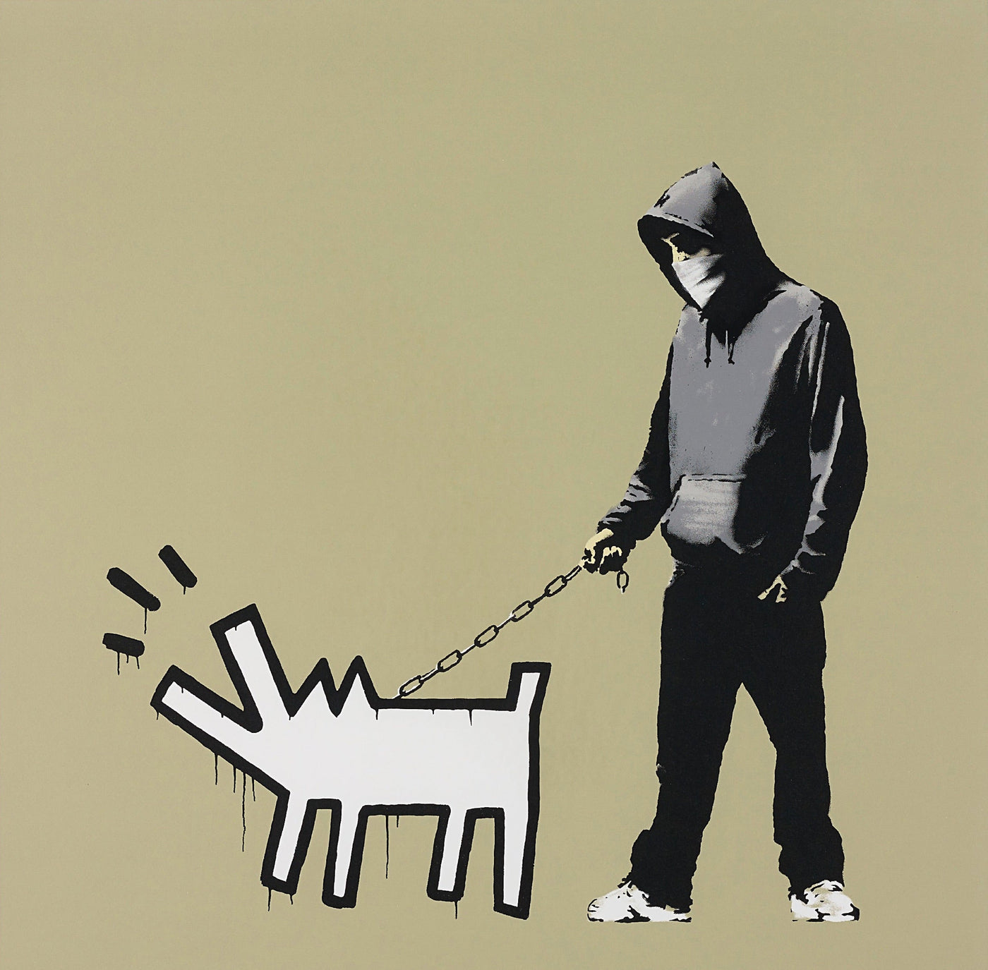 Banksy Choose Your Weapon (Khaki) 2010