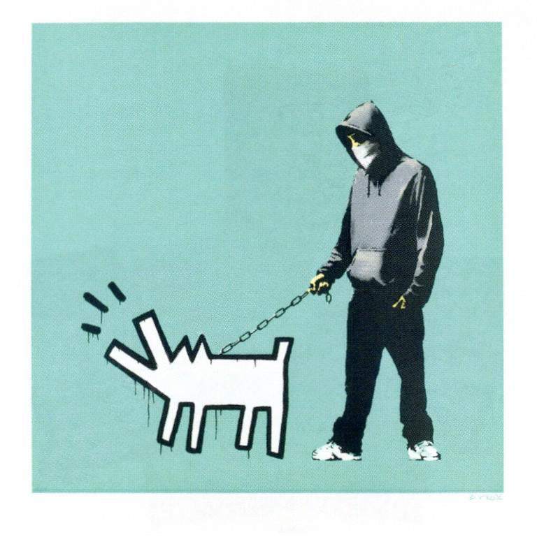 Banksy Choose Your Weapon (Turquoise) 2010