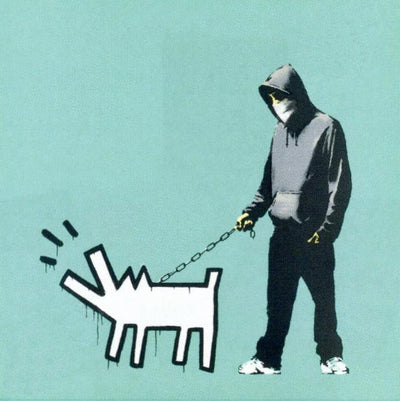 Banksy Choose Your Weapon (Turquoise) 2010