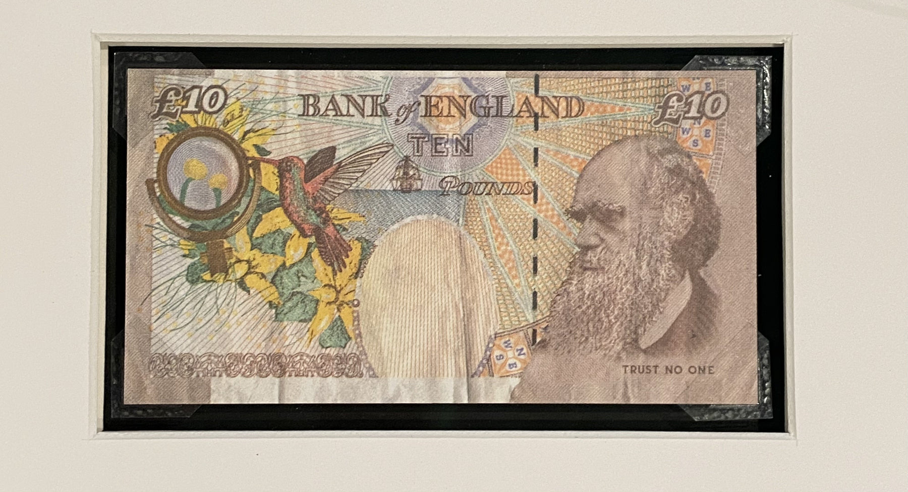 Banksy Di-Faced Tenner (10 GBP Note) (Includes signed letter of ...