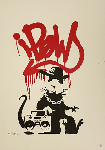 Banksy Gangsta Rat 2004