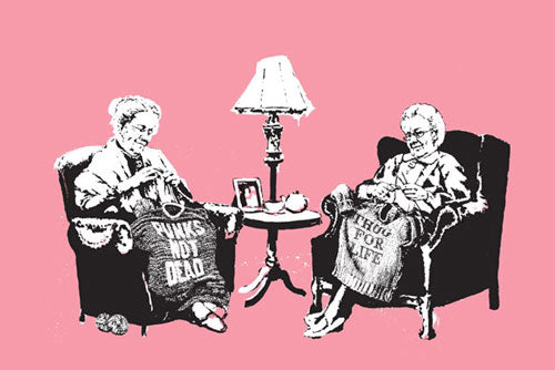 Banksy Grannies 2006