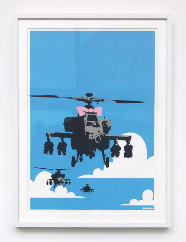 バンクシーHappy Chopper Banksy Happy Chopper 2003 – Georgetown Frame Shoppe