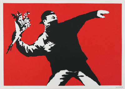 Banksy Love Is In The Air 2003