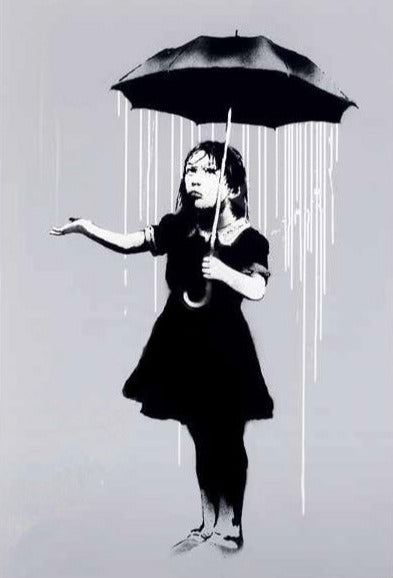Banksy Nola (White Rain) 2008
