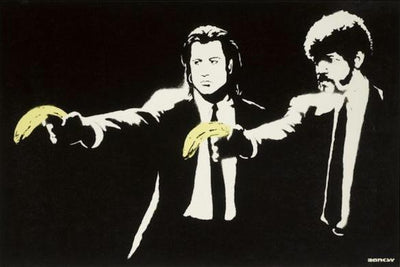 Banksy Pulp Fiction 2004