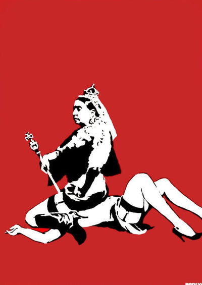 Banksy Queen Victoria 2003