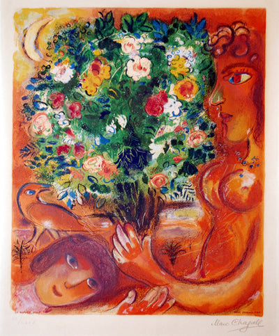 Charles Sorlier after Marc Chagall Femme au Bouquet (Women with Bouquet) (CS 37) 1967