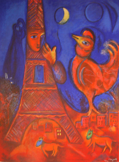Charles Sorlier after Marc Chagall Good Morning Paris (CS 43)