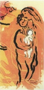 Charles Sorlier after Marc Chagall Orange Maternity (CS 1)