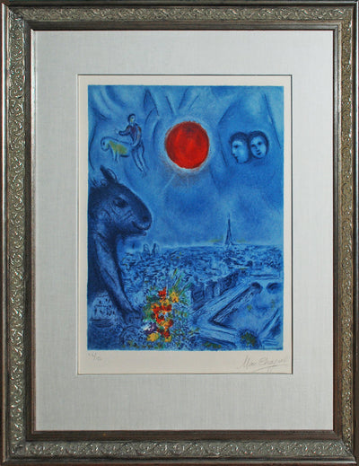 Charles Sorlier after Marc Chagall Paris Sun (CS 48) 1977