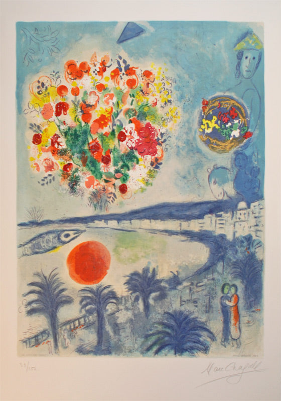 Charles Sorlier after Marc Chagall Sunset (CS 26) 1967