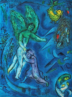 Charles Sorlier after Marc Chagall The Fight of Jacob and the Angel (CS 40) 1967