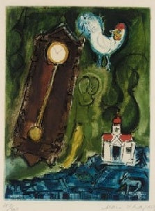 Charles Sorlier after Marc Chagall The Rooster and the Clock (CS 49)