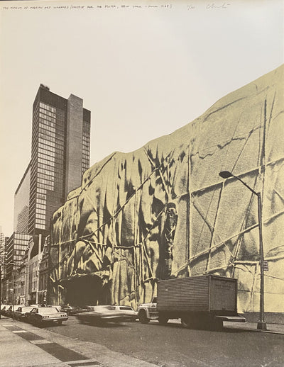 Christo The Museum of Modern Art-Wrapped (Project for the Museum of Modern Art New York - June 1968) 1971