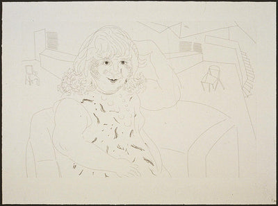 David Hockney Ann in the Studio 1984