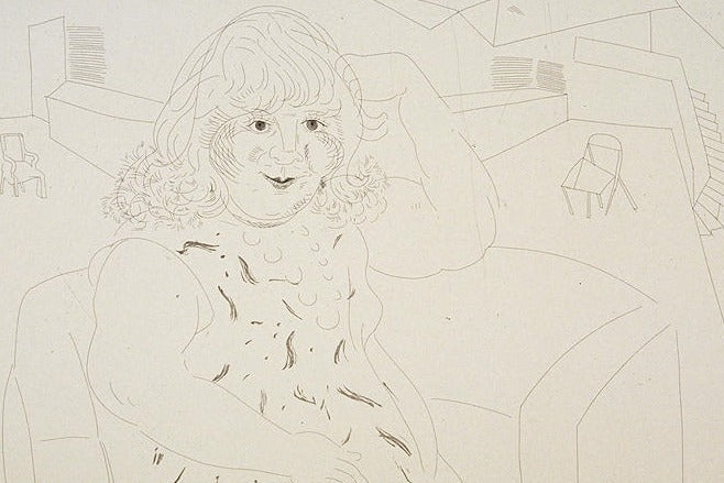 David Hockney Ann in the Studio 1984
