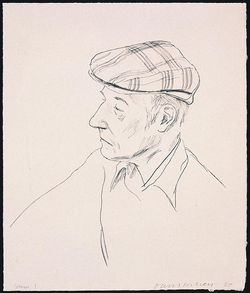 David Hockney William Burroughs 1981