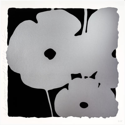 Donald Sultan Silver Poppies, Aug 17, 2022 2022
