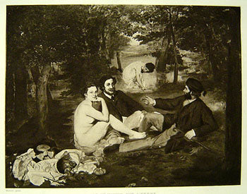 Edouard Manet (after) Le Dejeuner sur l'Herbe 1907