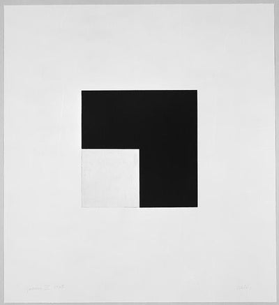 Ellsworth Kelly Square with Black (State) 1982