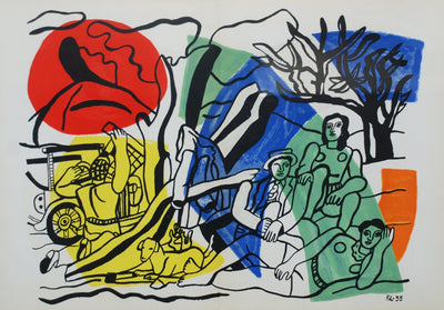 Fernand Leger La Partie de Campagne (The Outing in the Country) 1960