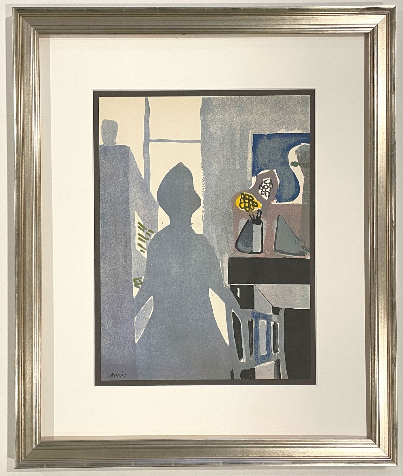 Francisco Bores La Femme En Bleu 1952