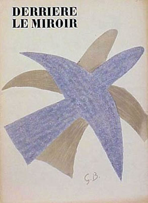Georges Braque Cover, Derriere le Miroir 85/86 1956