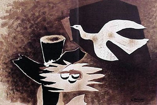 Georges Braque L'Oiseau et son Nid 1956
