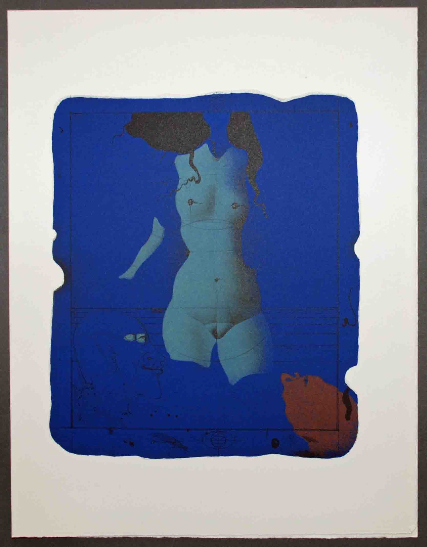 Georges Braque Profit de Femme 1972