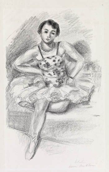Henri Matisse Danseuse Assise, from Dix Danseuses 1927