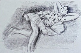 Henri Matisse Danseuse Étendue au Divan (Mains a La Nuque) (Duthuit 484) 1927
