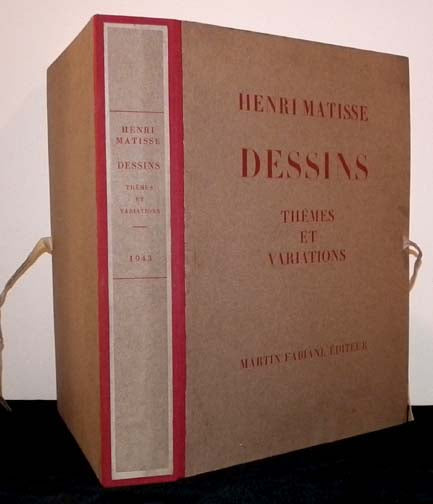 Henri Matisse Dessins: Themes et Variations Portfolio Case (Duthuit 9) 1943
