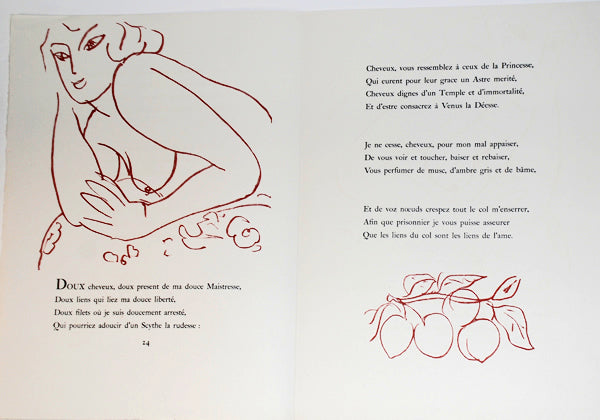 Henri Matisse Florilege des Amours, Plate IX (Duthuit 25) 1948
