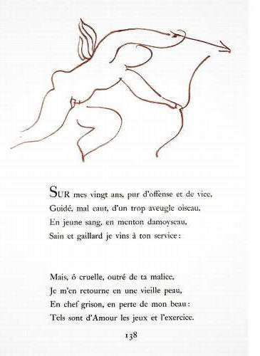 Henri Matisse Florilege des Amours, Plate LI (Duthuit 25) 1948