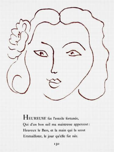 Henri Matisse Florilege des Amours, Plate LVII (Duthuit 25) 1948