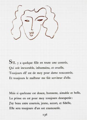 Henri Matisse Florilege des Amours, Plate L (Duthuit 25) 1948