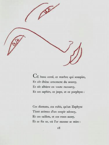 Henri Matisse Florilege des Amours, Plate VI (Duthuit 25) 1948