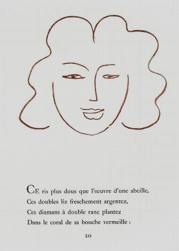 Henri Matisse Florilege des Amours, Plate VII (Duthuit 25) 1948