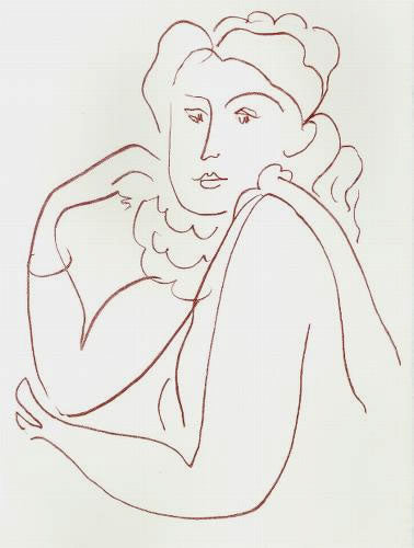 Henri Matisse Florilege des Amours, Plate XIV (Duthuit 25) 1948