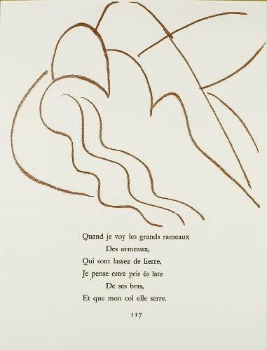 Henri Matisse Florilege des Amours, Plate XLI (Duthuit 25) 1948