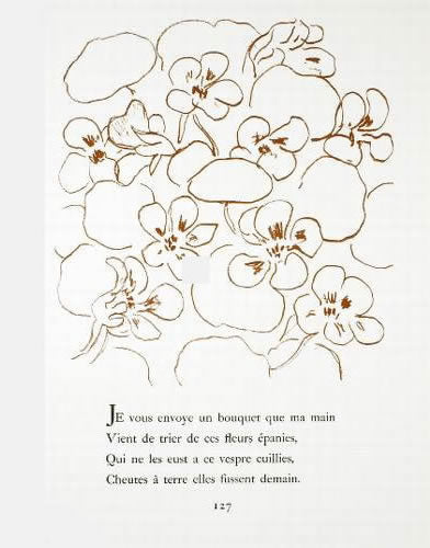 Henri Matisse Florilege des Amours, Plate XLVI (Duthuit 25) 1948