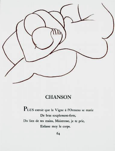 Henri Matisse Florilege des Amours, Plate XXIII (Duthuit 25) 1948