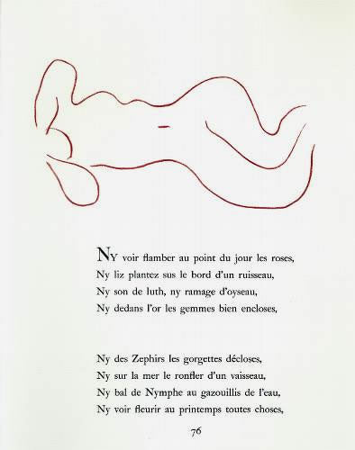 Henri Matisse Florilege des Amours, Plate XXVIII (Duthuit 25) 1948